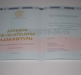 Диплом Адъюнктуры 2020г в Ростове-на-Дону